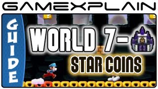 New Super Mario Bros. U - Meringue Clouds- Ludwig's Clockwork Castle Star Coins Guide & Walkthrough