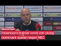 Slot zag een 'gebruikelijke reactie' van Feyenoord tegen NEC