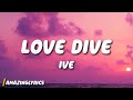 IVE LOVE DIVE