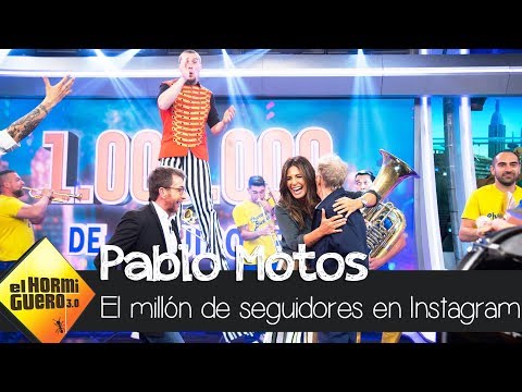 Pablo Motos celebra ¡que ha llegado al millón de seguidores en Instagram! - El Hormiguero 3.0