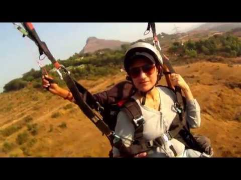 Dr Dipanjana Enjoying her first free flight with Templepilots