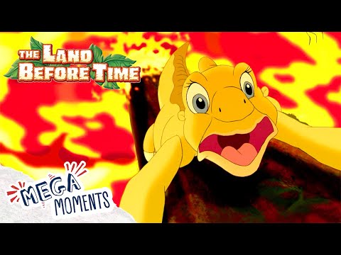 Falling into a Volcano! 😱🌋 | The Land Before Time | 1 Hour Compilation | Mega Moments