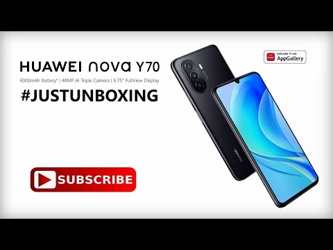 Huawei Nova Y70 Midnight Black | 4 Gb Ram / 128 Gb | 4G | MGA-LX9 | 2022 | #JustUnboxing | #NoReview