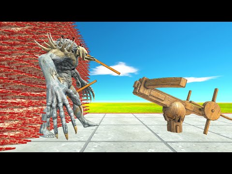 Giant ballista and Spikes Wall | Animal Revolt Battle Simulator
