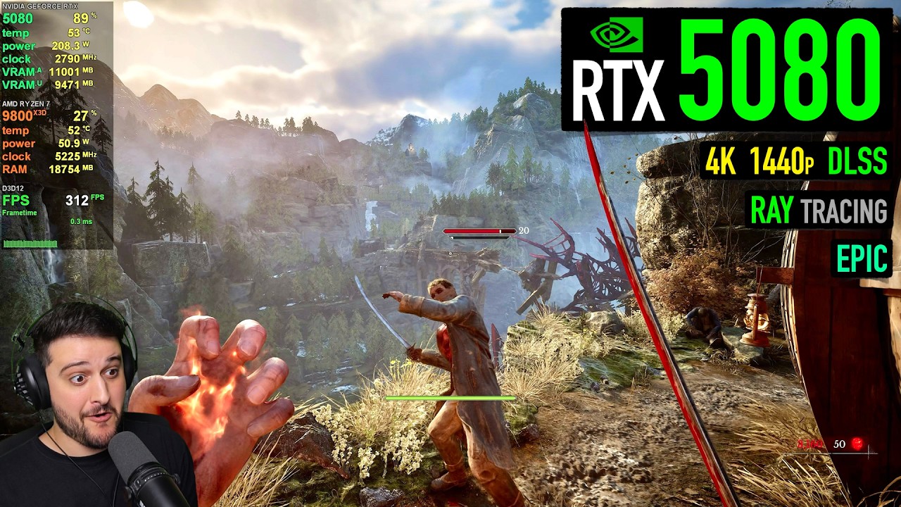 RTX 5080 - Valor Mortis - 1440p & 4K Max Settings Tested!