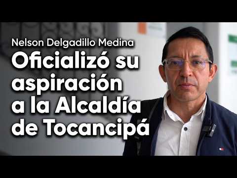 Nelson Delgadillo Medina oficializó su aspiración a la Alcaldía de Tocancipá