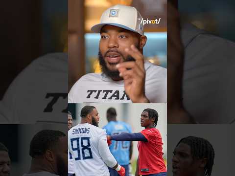 Jeffery Simmons does not play about his QB Cam Ward! He may be able to go at him but no one else can
