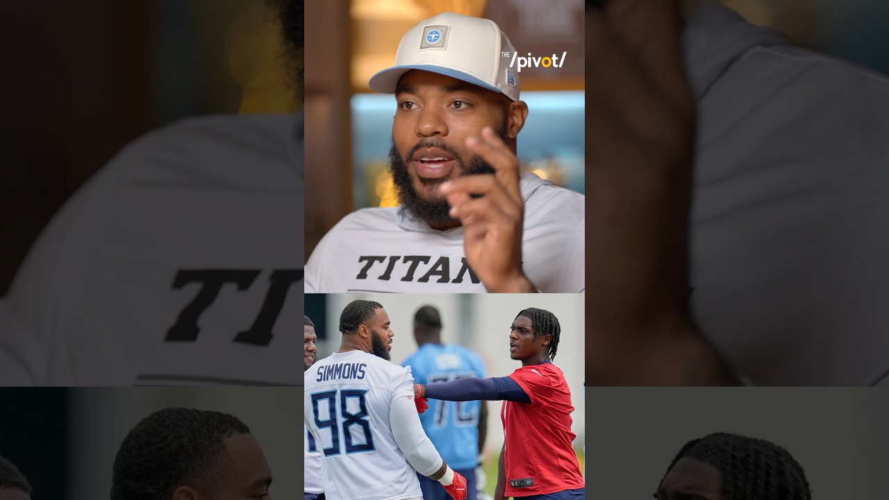 Jeffery Simmons does not play about his QB Cam Ward! He may be able to go at him but no one else can