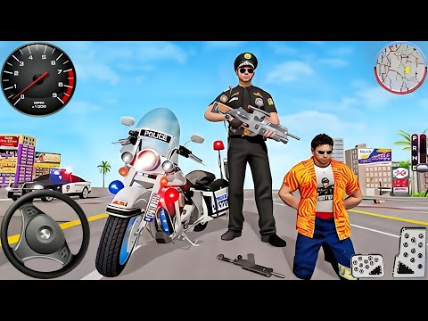 Police Car Chase Simulator 3D Game - Real Cop Cars Driving Simulator 2025 - Android GamePlay