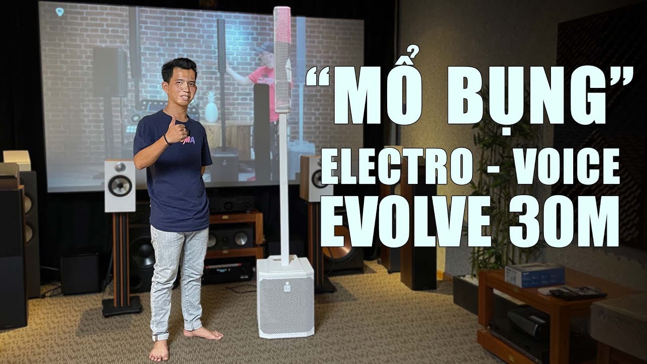 video Bộ Loa Karaoke Gia Đình Electrovoice Evolve 30M TVA872024 Chính Hãng 0