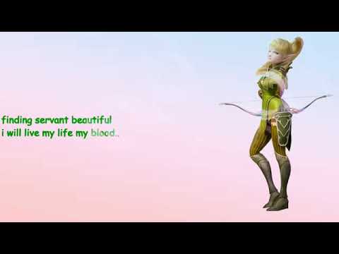 Kelly Hawkes-Soldier for your love.(Lyrics video)[Dragon Nest movie]