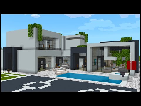 Brandon Stilley Gaming - Minecraft: Modern Mansion Tour 2