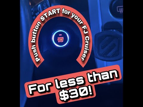 No more keys needed for your FJ with a push button Start