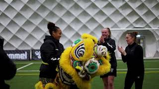Southampton FC Stars Showcase Unique Training: Chinese Lion Dance Edition | Lion Dance | UK Shaolin