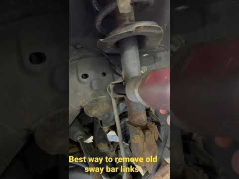 Remove old sway bar links quickly
