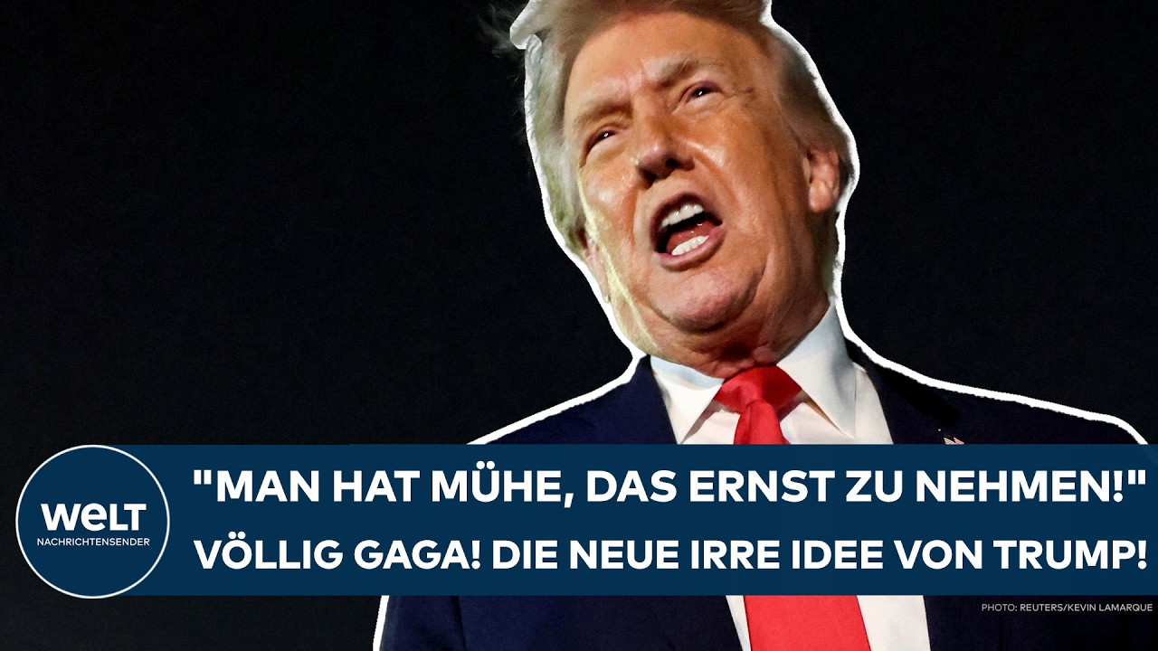 USA: "Man hat Mühe, das ernst zu nehmen!" Völlig gaga! Die neue irre Idee von Donald Trump!