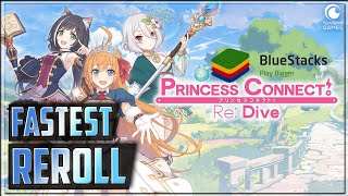 Fastest Reroll Method!  // Guide// princess Connect Re Dive