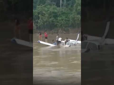 ✈️ MILAGRO EN LA AMAZONÍA: Siete sobreviven tras caída de avioneta en río de Brasil