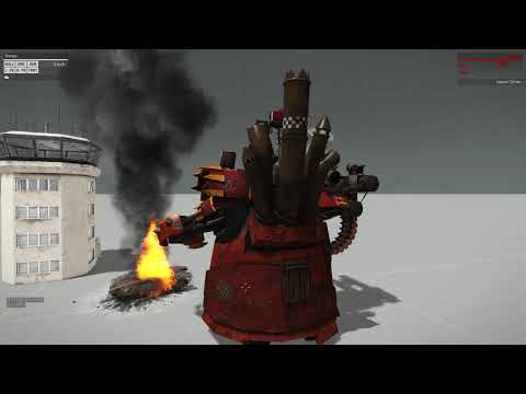 TIOW40K - Arma 3 mod - Stompa #1: Chainsaw test