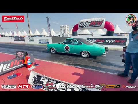 Opala aspirado + carburador + pneu radial = Recorde paranaense!