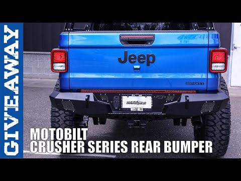 Motobilt Crusher Series Rear Bumper Jeep JT Install + Putco Blade