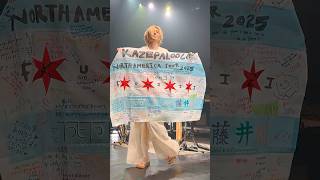 【神席】藤井風 エンディングのシカゴ市旗 最前列! Fujii Kaze - Ending - Live at Chicago Front Row!! #shorts #藤井風 #fujiikaze