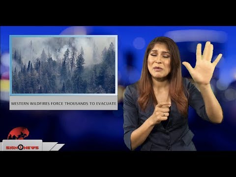Western wildfires force thousands to evacuate (ASL - 7.7.18)