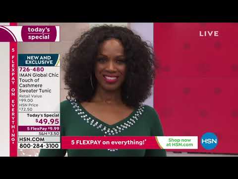HSN | IMAN Global Chic Fashions 11.22.2020 - 01 AM