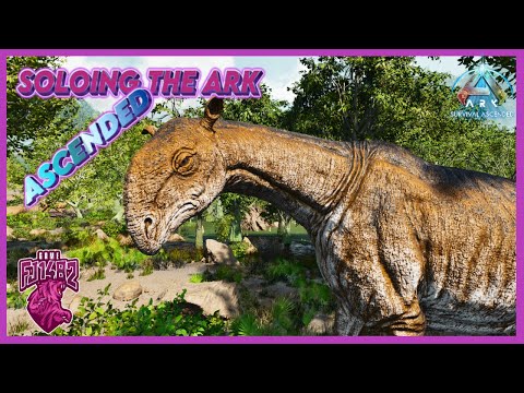 Taming a Paraceratherium Soloing ARK Ascended Ep 110