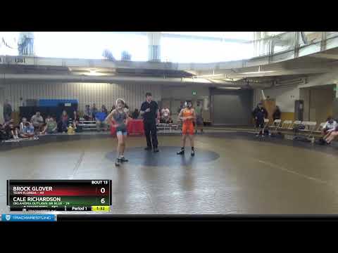 83 Lbs Placement Matches (8 Team) - Brock Glover, Team Florida Vs Cale Richardson, Oklahoma Outlaw
