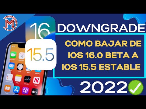 Cómo hacer ‘downgrade’ de iOS 16 a iOS 15