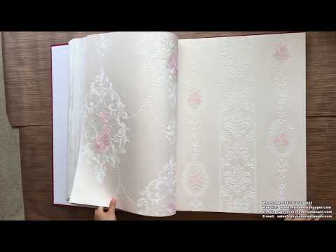 A11-31/A11-32 Home Decoration Non-Woven Project Damask Wallpaper for Interior Decoration