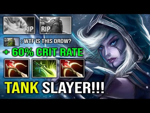 TANK SLAYER +60% Crit Rate Butterfly Drow Ranger Brutal Frost Arrow Hit Like a Truck Dota 2