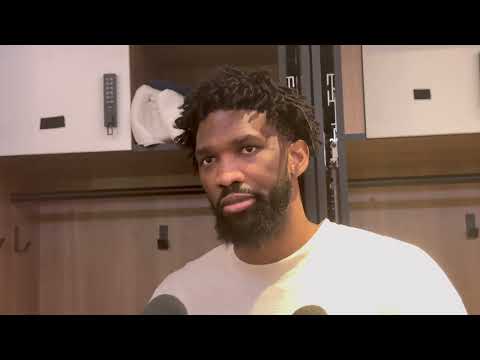 Joel Embiid on Dominick Barlow’s career game against Clippers ‘He stole alot of my rebounds!’ 2/3/26