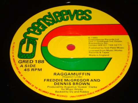 Freddie McGregor & Dennis Brown - Raggamuffin - 1985 Greensleeves 12" - DJ APR