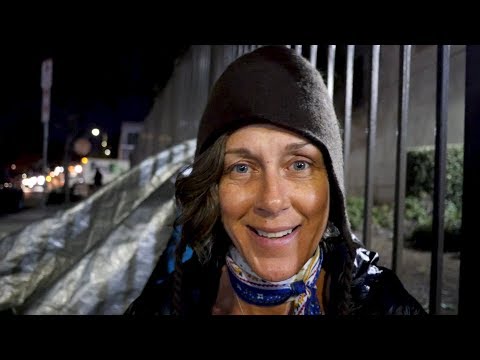 Lisa is Homeless in Venice Beach, California. Rats Run Into the Bushes During This Interview.