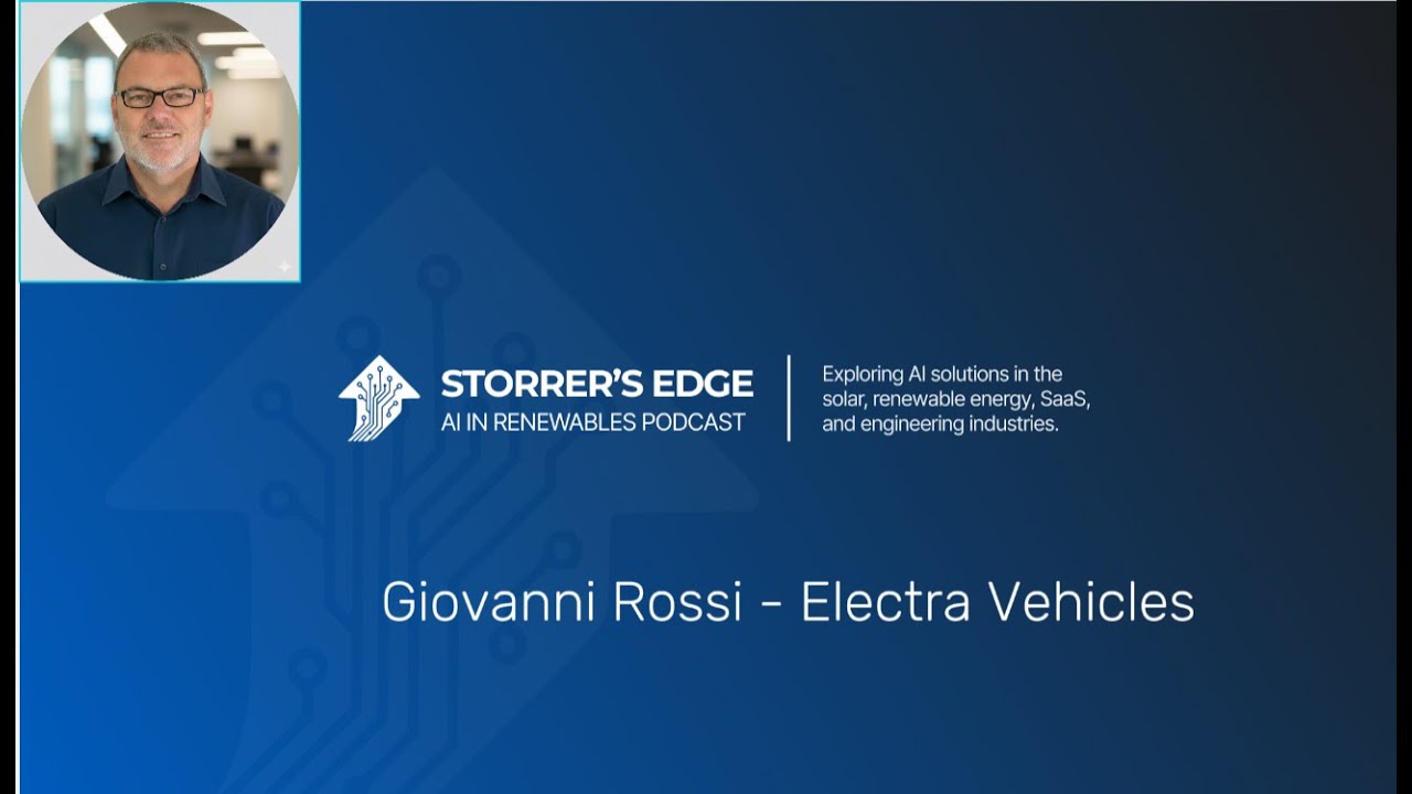 AI-Powered EV Batteries & Digital Twins | Giovanni Rossi, Electra Vehicles | Storrer’s Edge Podcast