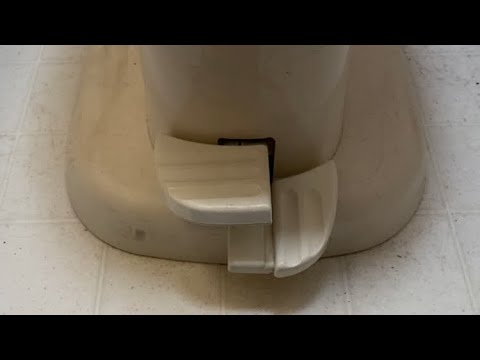 How to repair a Thetford Aqua Magic IV toilet foot pedal flush cable