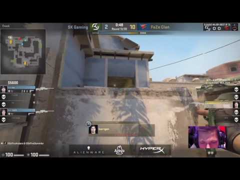 karrigan sick smoke vs. SK @ ELEAGUE Major 2017