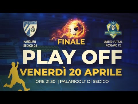 FINALE PLAY OFF CALCIO A 5 REGIONALE VENETO per SERIE B : Sedico Vs Futsal Rossano
