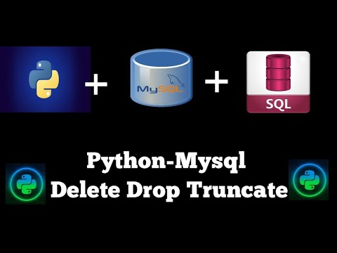 10 Python Mysql Delete Drop Truncate