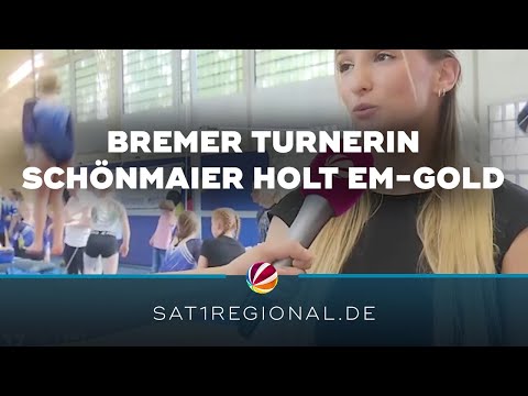 EM-Gold: Turnerin Karina Schönmaier von Heimatverein in Bremen empfangen