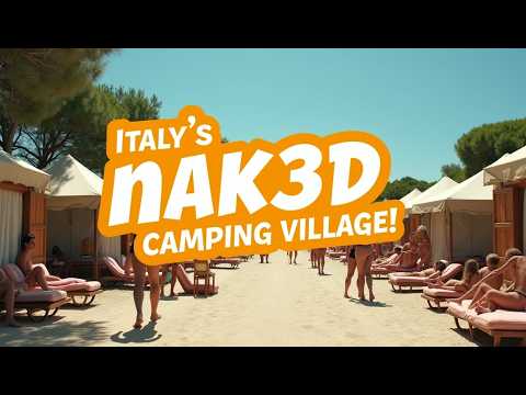 🇮🇹 Italy Nudist Camping Village | You Won’t Believe How Relaxed This Place Is!