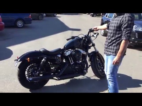 2016 Harley Davidson 48 Stock Exhaust Pipes vs. Vance&Hines Twin slash