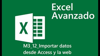 12 Importar datos desde Access y la web