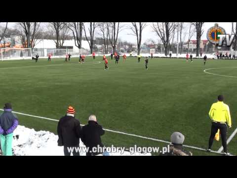 9.02.2013 sparing Chrobry Głogów - Ślęza Wrocław 4-0
