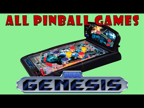 All PINBALL Games Sega Genesis / Mega Drive