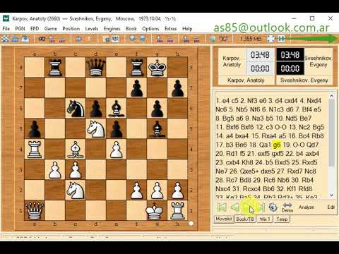 Karpov anatoly and sveshnikov evgeny 1973  ==  b48