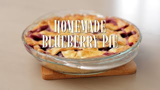 The Best Homemade Blueberry Pie Recipe You'll Ever Try! 🫐 Easy & Delicious!