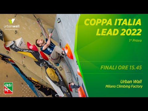 Coppa Italia Lead 2022 - 1° prova - Urban Wall - FINALI